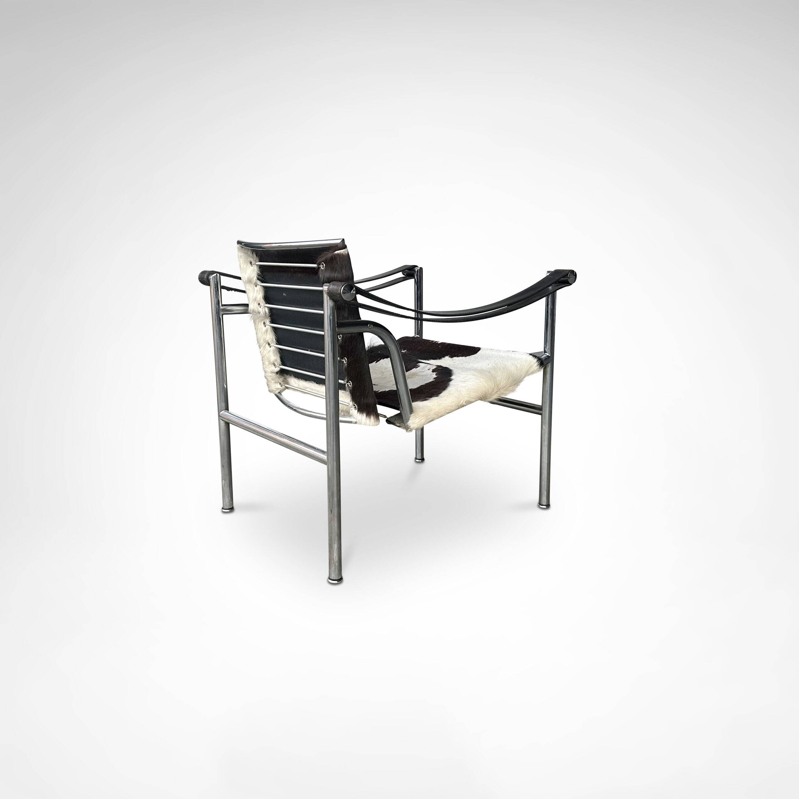 LC1 ponyskin armchair by Le Corbusier et al for Cassina 1980s