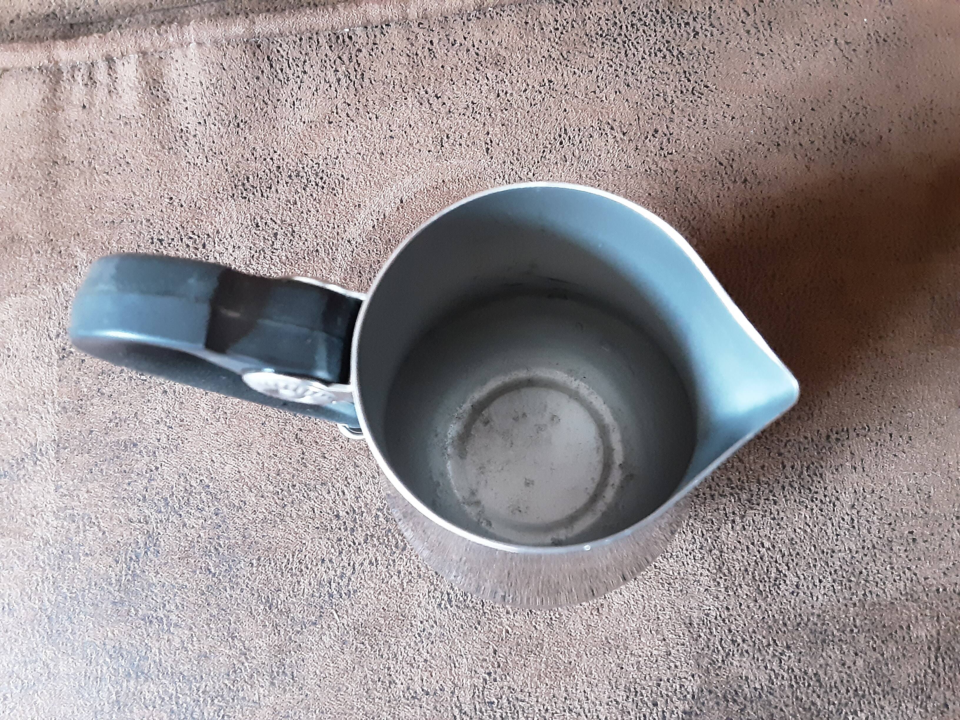 Stainless steel milk jug