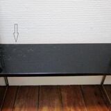 Black and gold metal tomado wall shelf