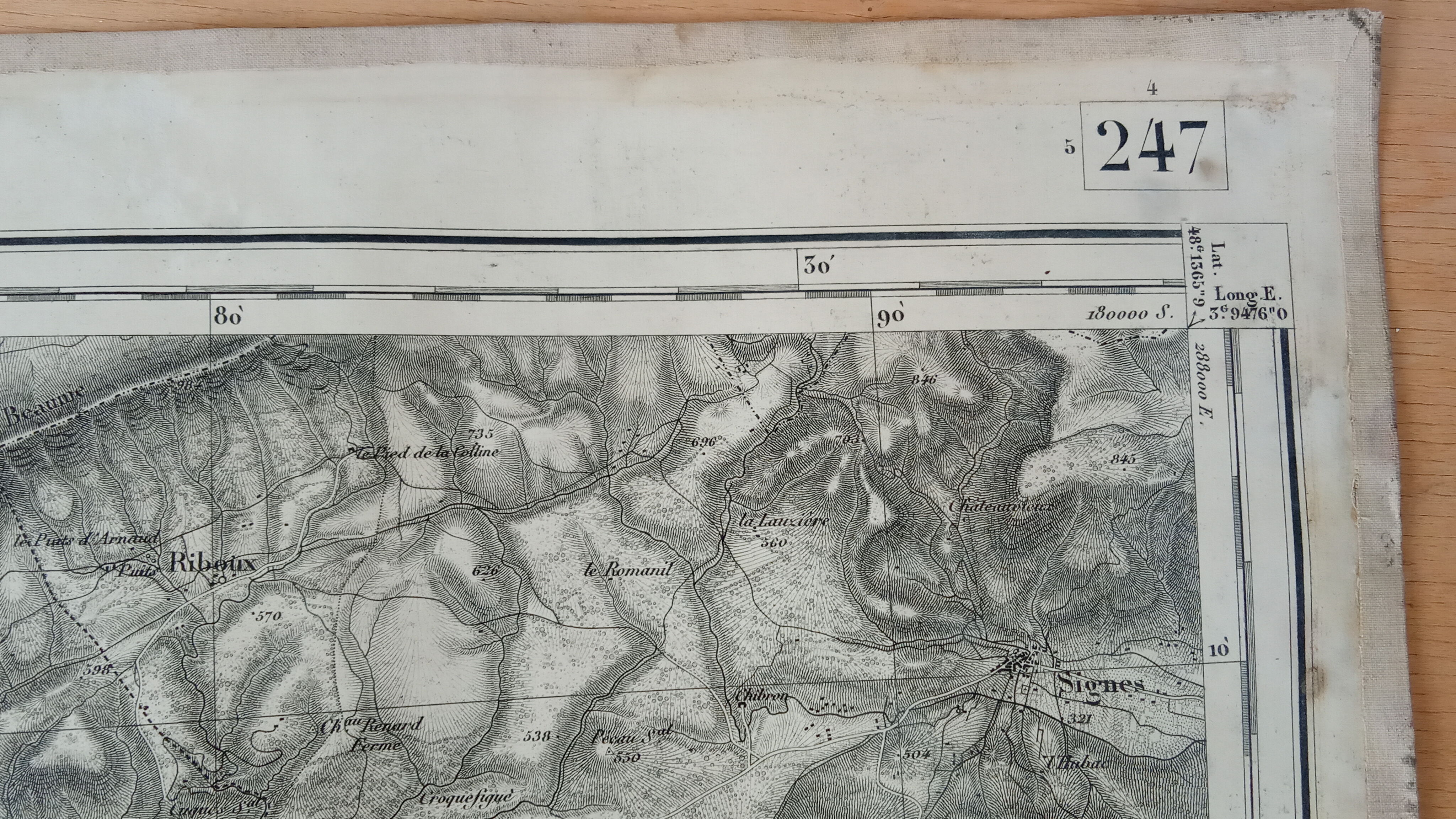 A map of Marseille at the end of the 19th century