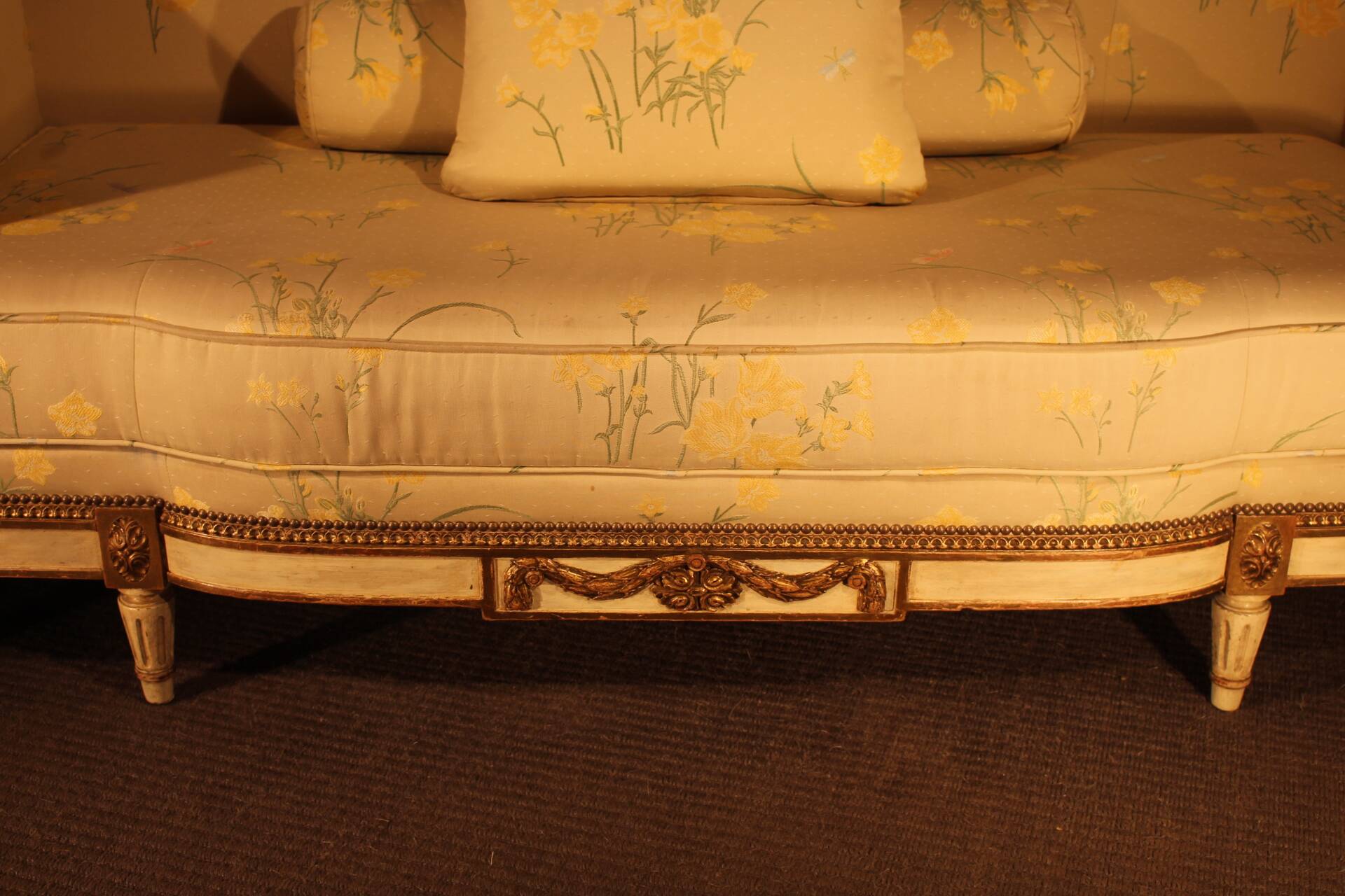 Louis XVI bergère sofa
