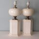 Suite of 2 table lamps from maison Le Dauphin, France 1960-1970