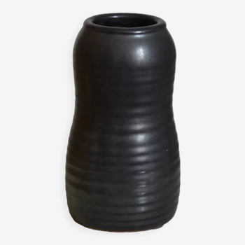 Vase noir mat style Japandi - minimaliste