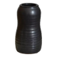Matte black vase Japandi style - minimalist