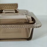 Vintage pressed glass box