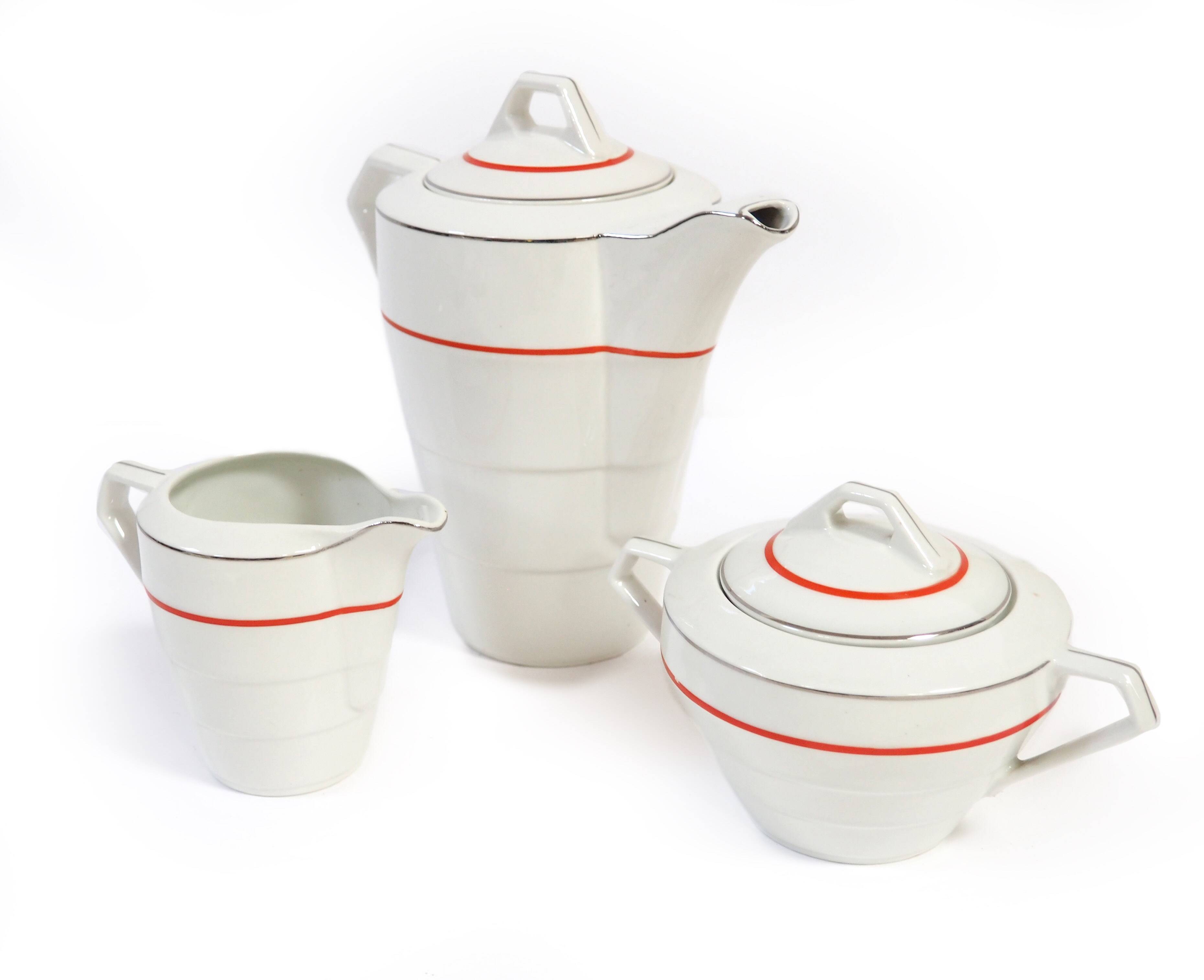 Art deco coffee service