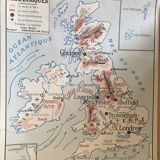 Educational map China and British Isles