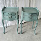 Pair of patinated Louis XV bedside tables