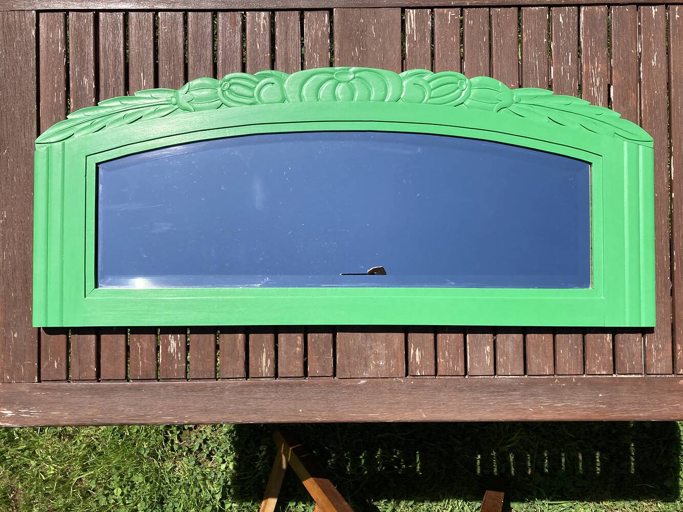 Art Deco horizontal mirror