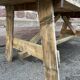 Large country farm table 240 cm in raw natural wood brewery fir