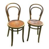 Pair of Thonet bistro chairs