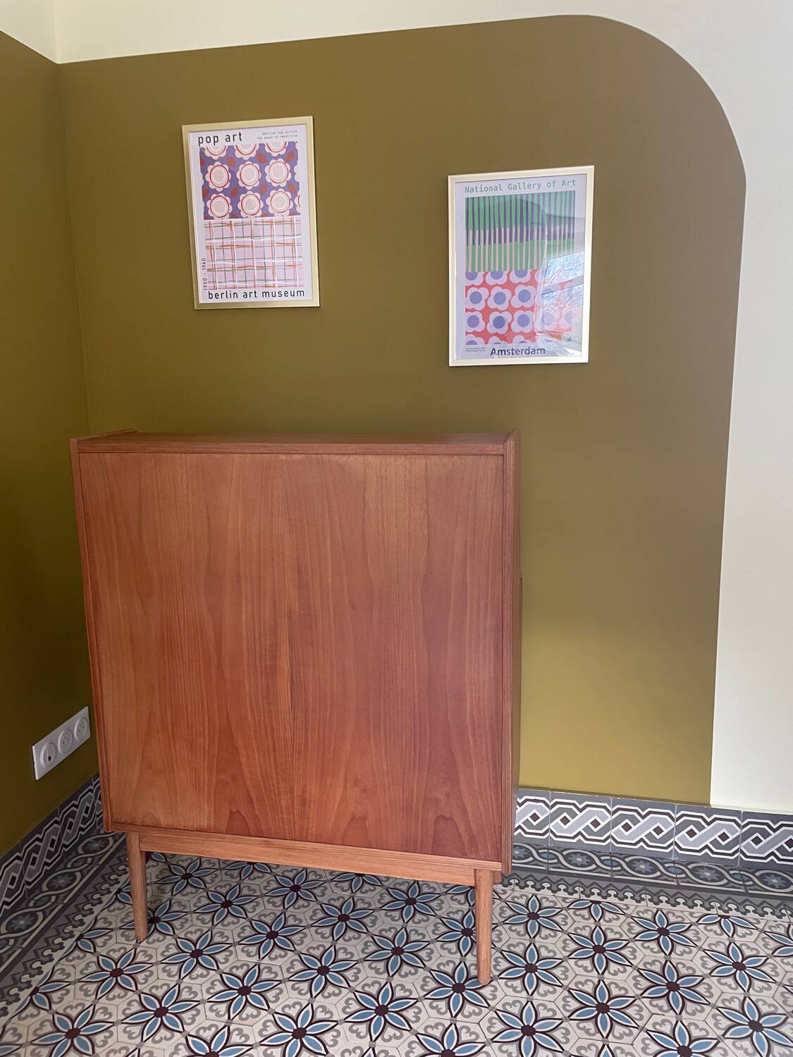 Scandinavian teak secretary – Arne Wahl Iversen – Denmark, 1960s