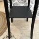 Wood and marble stool