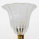 Barovier & Toso Art Deco Style Brass and Murano Glass Sconce