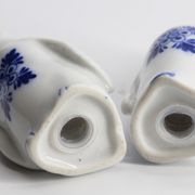 Salière et poivrière en céramique pingouin