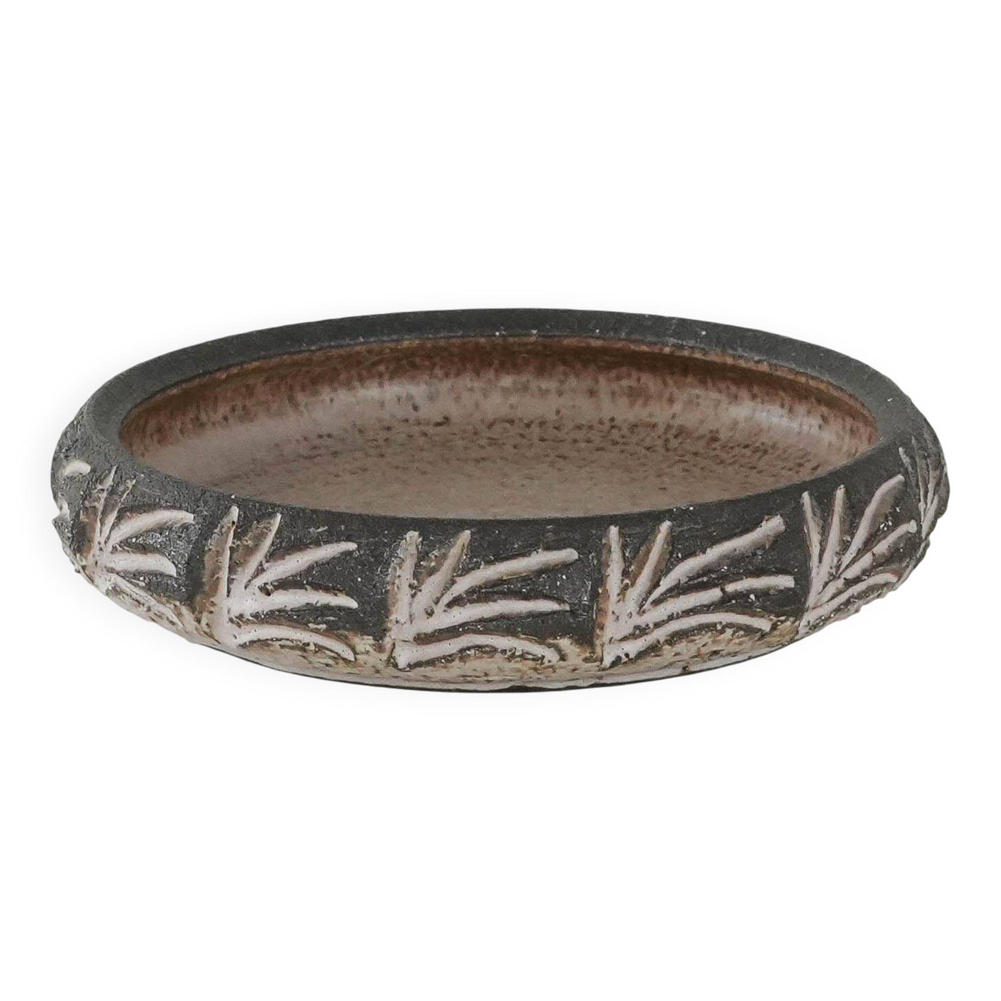 Bol en céramique, design danois, années 1960, fabricant : Frank Keramik