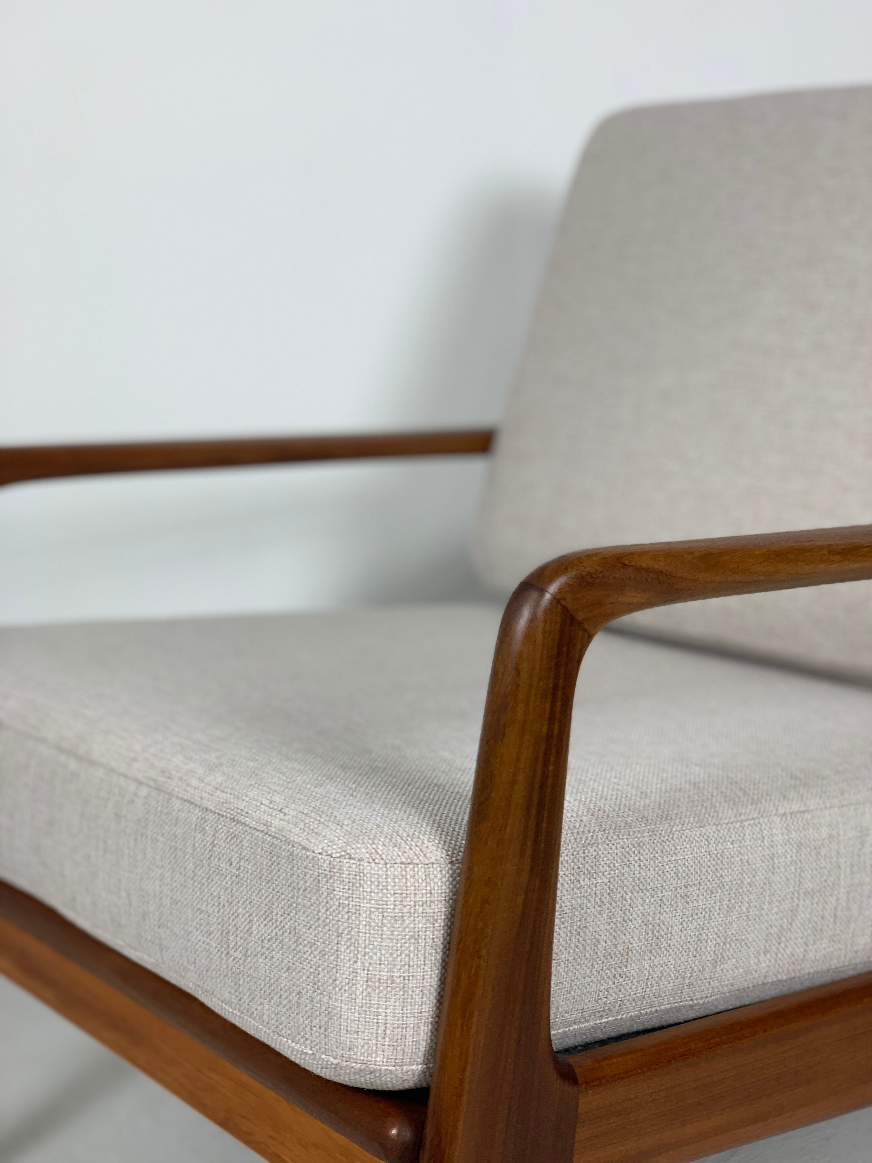 Danish midcentury easy chair by Arne Vodder 1960s