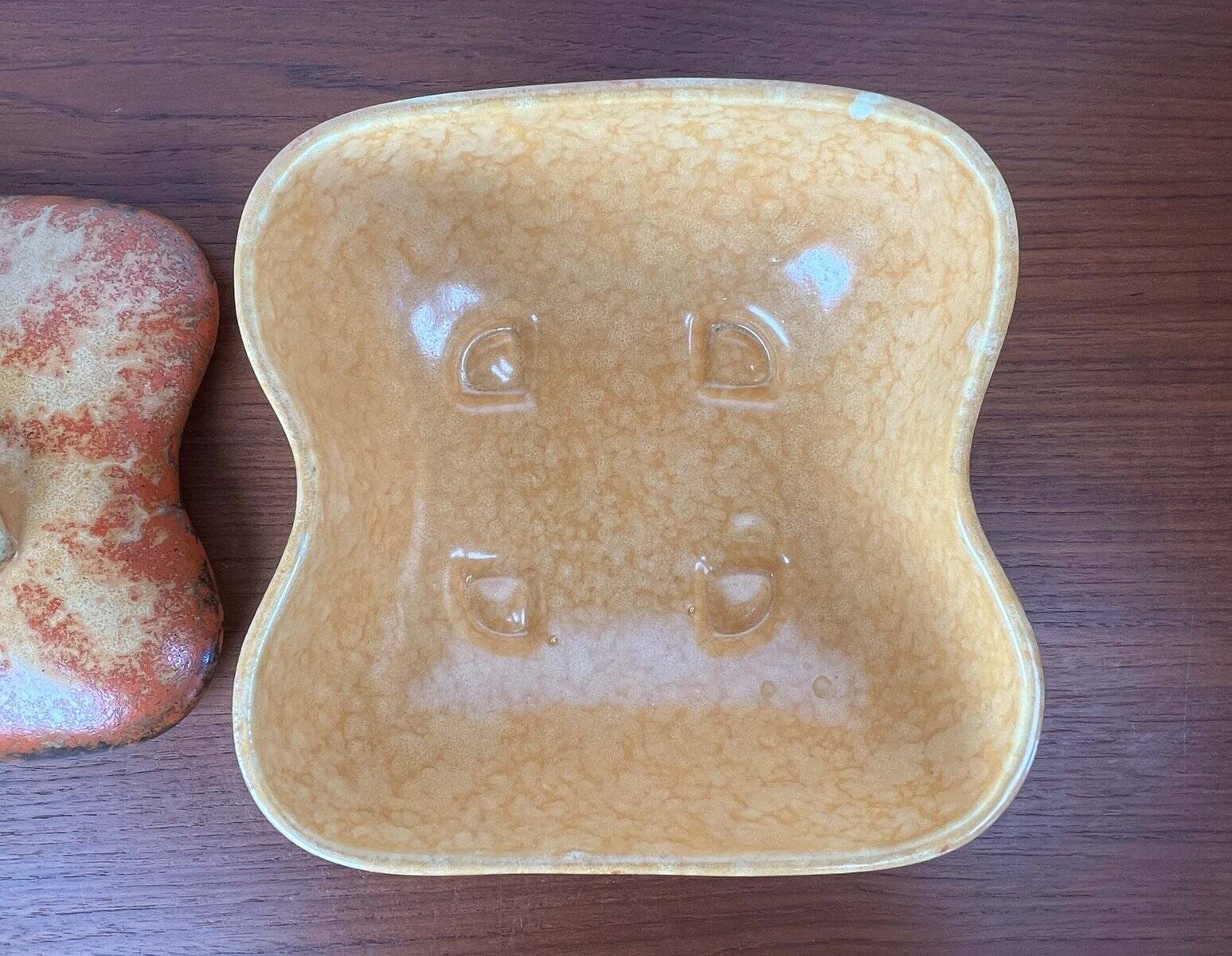 German Art Deco ceramic bowl with lid from Carstens Pottery.