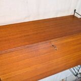 Recipient teak shelf - magazine holder by Kajsa - Nils "Nisse" Strinning for String 1960s