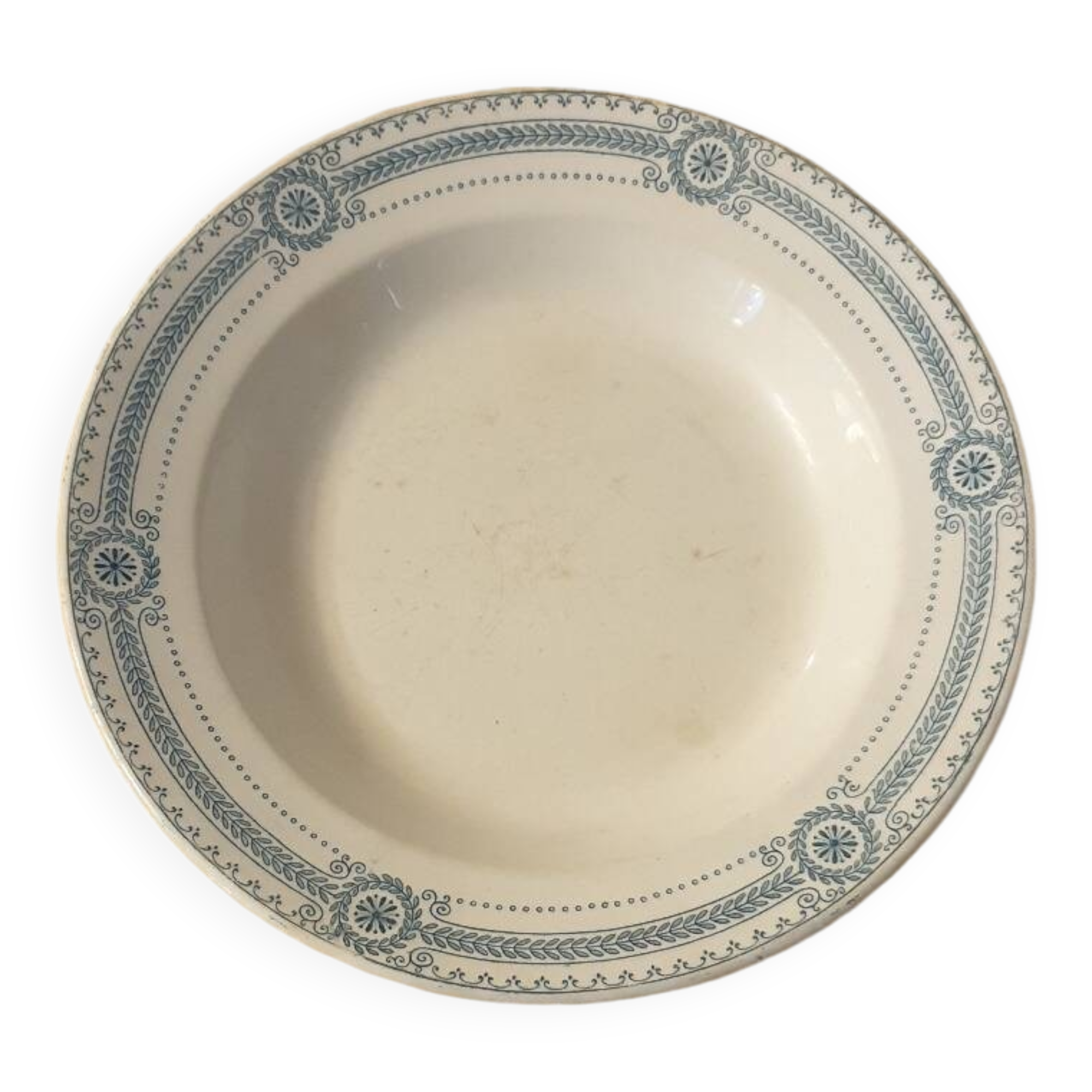 Assiette creuse, service "Carina" de Sarreguemines
