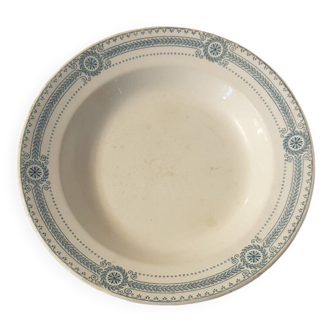 Assiette creuse, service "Carina" de Sarreguemines