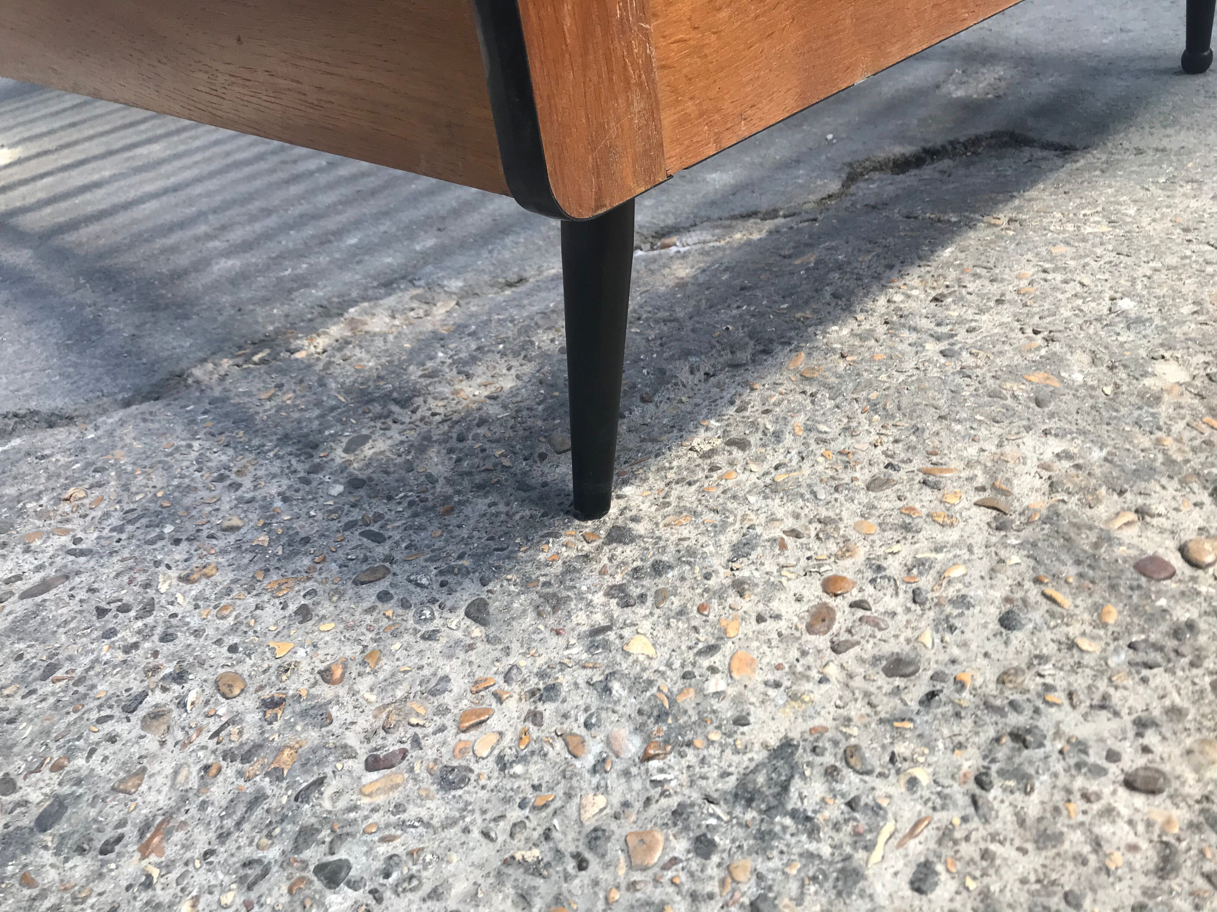 Vintage oak bed 1950