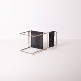 Marcel Breuer Bauhaus Tecta B40 dining chair in nickel plated bent steel an