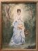 Jeune fille aux colombes tableau 1860