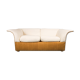 2 seater sofa in brown linen 70