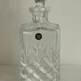 Lancel Paris vintage crystal whiskey decanter