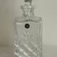 Vintage crystal whisky carafe Lancel Paris