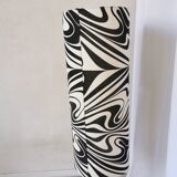 Vintage Dumler & Breiden Floor Lamp: German Pop Art Zebra Shade