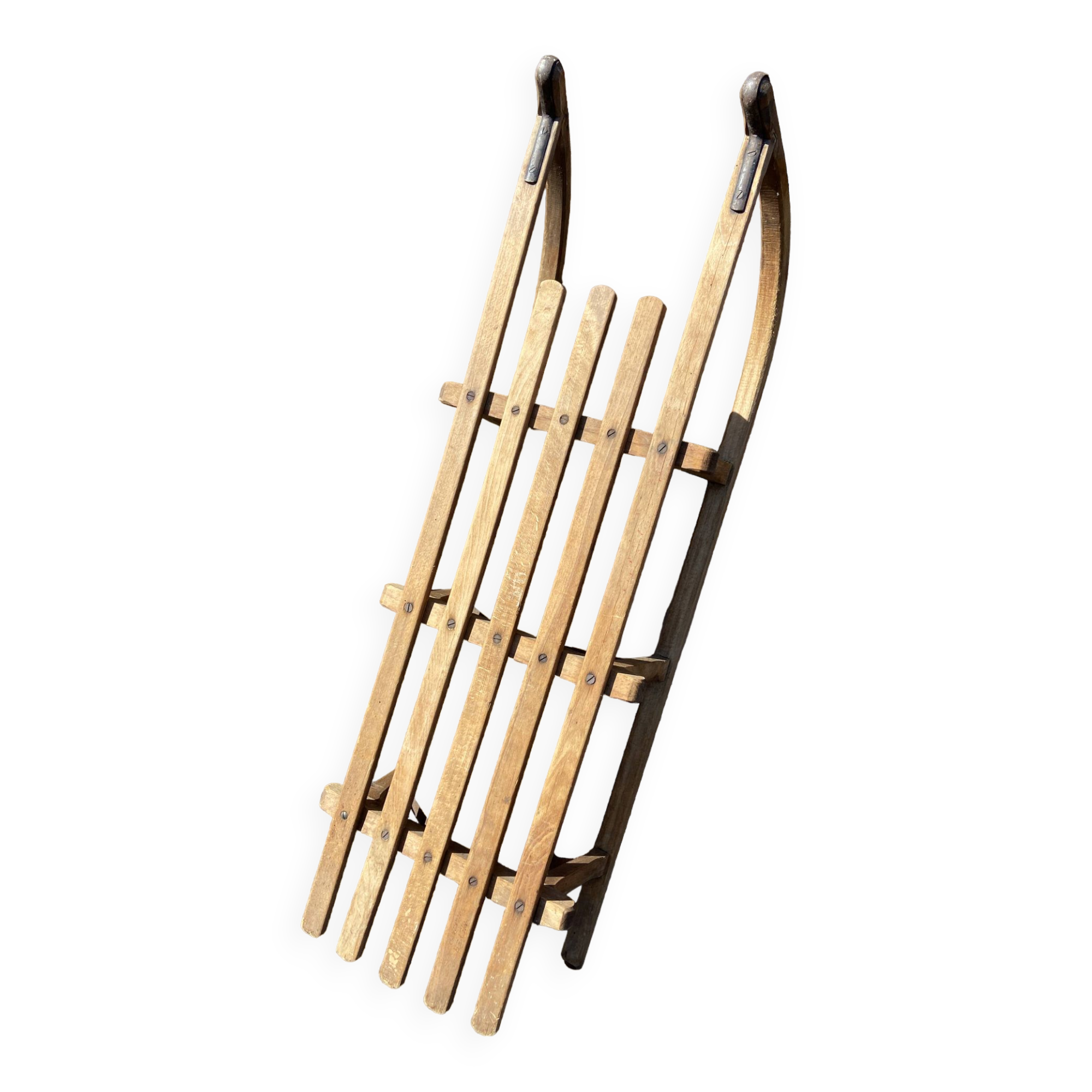 Sled large old alsace sleigh christmas decoration