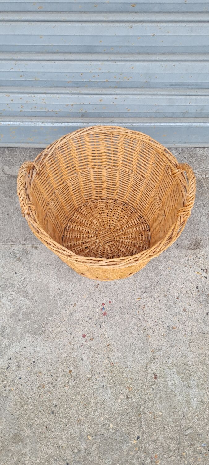 Vintage wicker basket