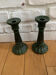 Glass candle holder