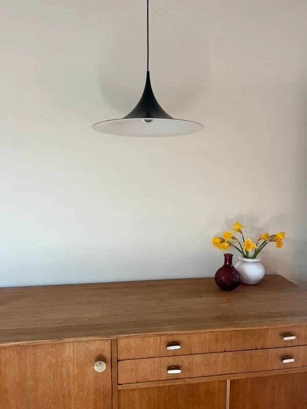 Vintage Fog & Mørup Semi pendant (47cm) - Danish design lamp