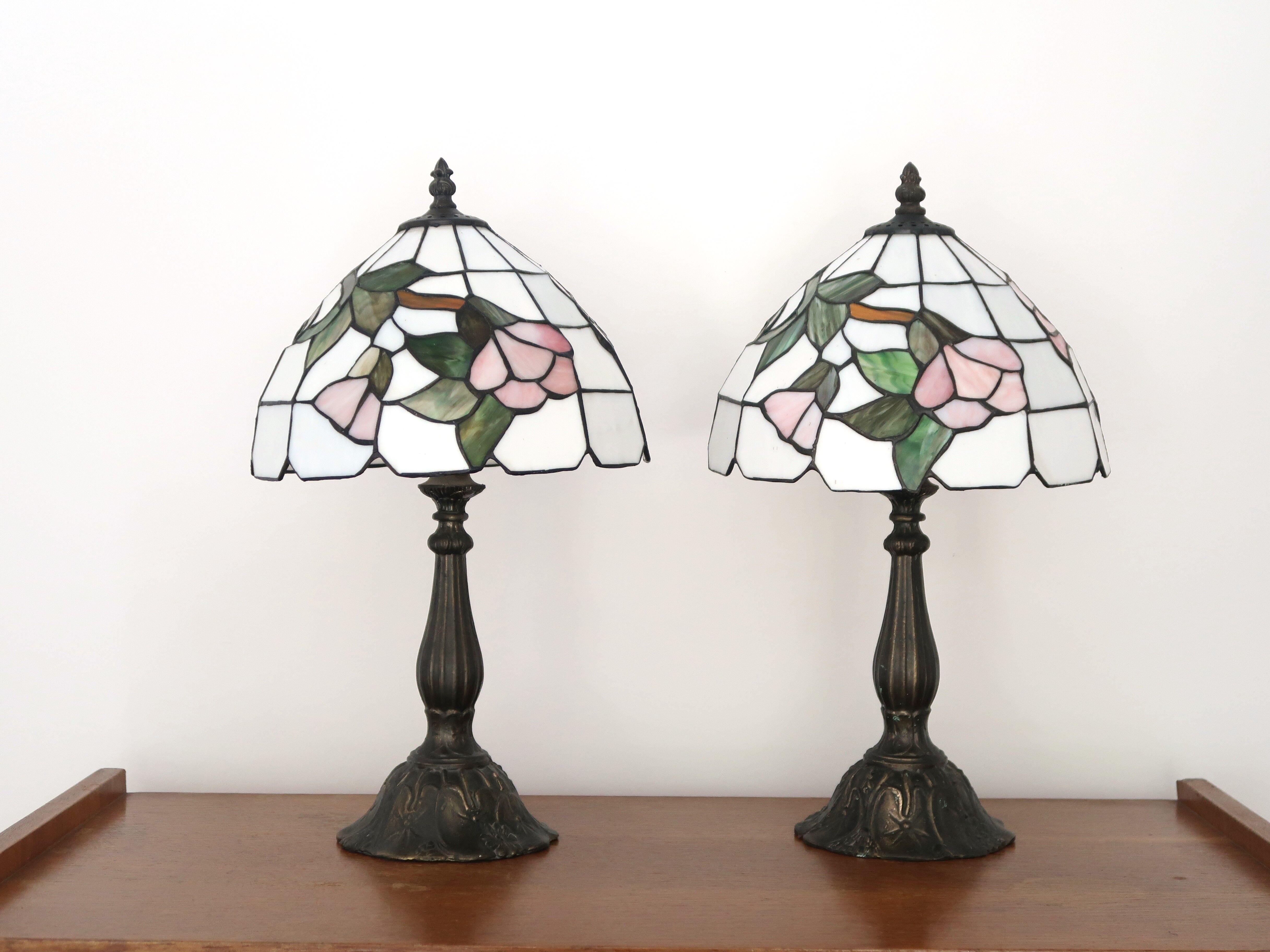 Pink Tiffany lamp