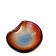 Ashtray / pocket emptier Murano sommerso 1960