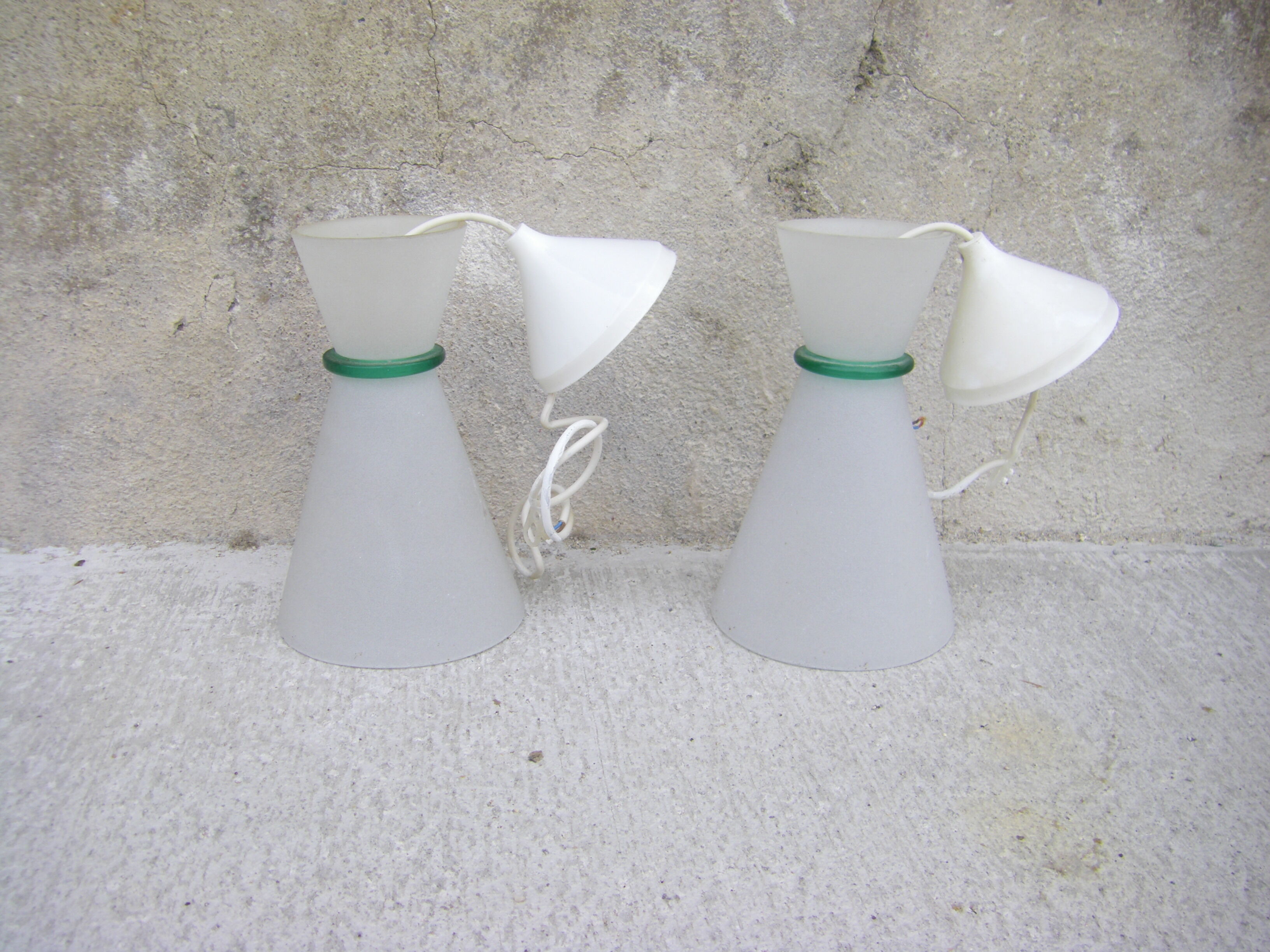 Paire de suspensions Diabolo vintage