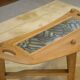 Oak and ceramic coffee table by Guillerme and Chambron for Votre Maison 1950s