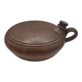 Bouillotte en gré, chauffe-lit, ou bouteille ronde et plate en