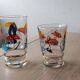Lot de 9 verres Miro vintage
