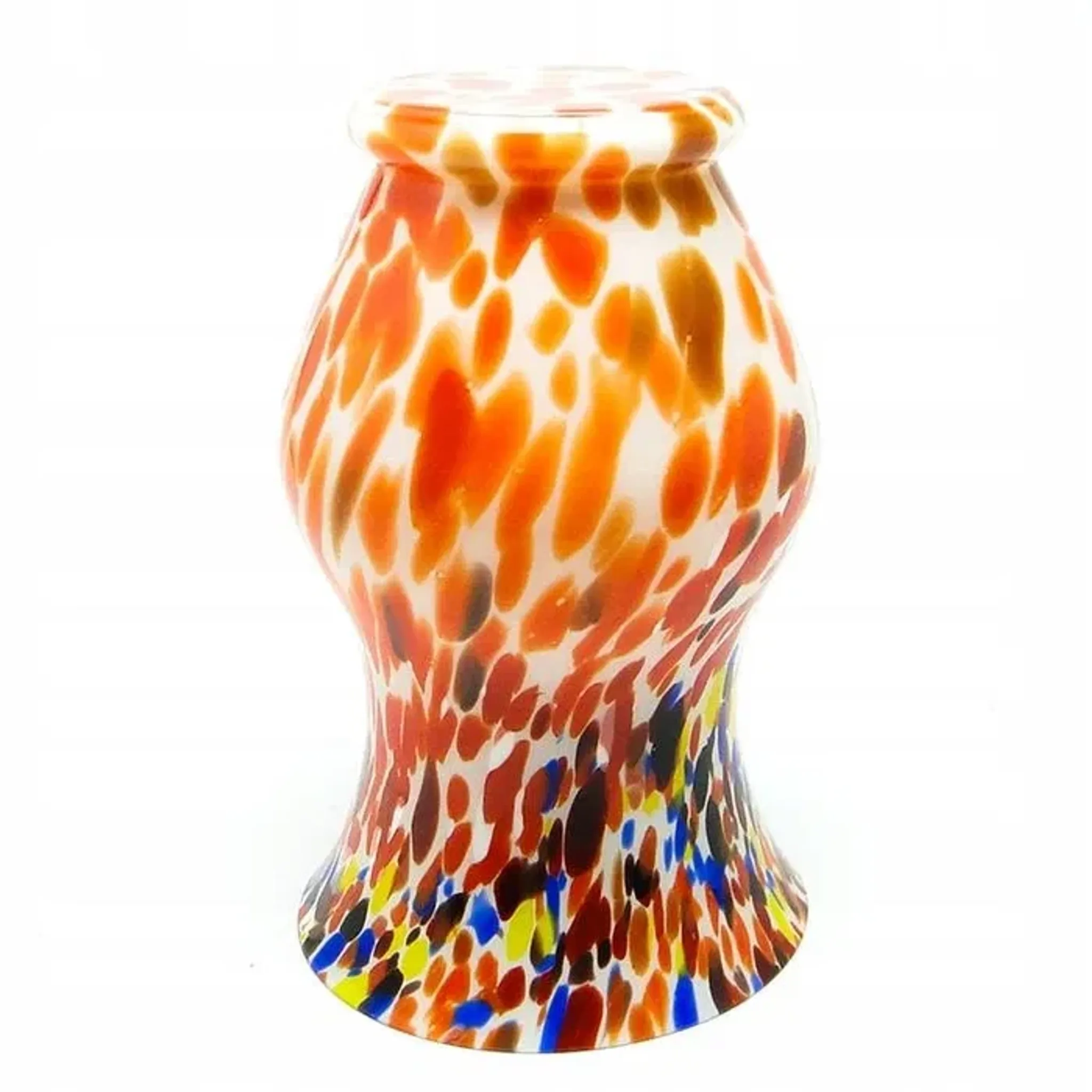 A9p kralik - art deco spatterglass vase 1930