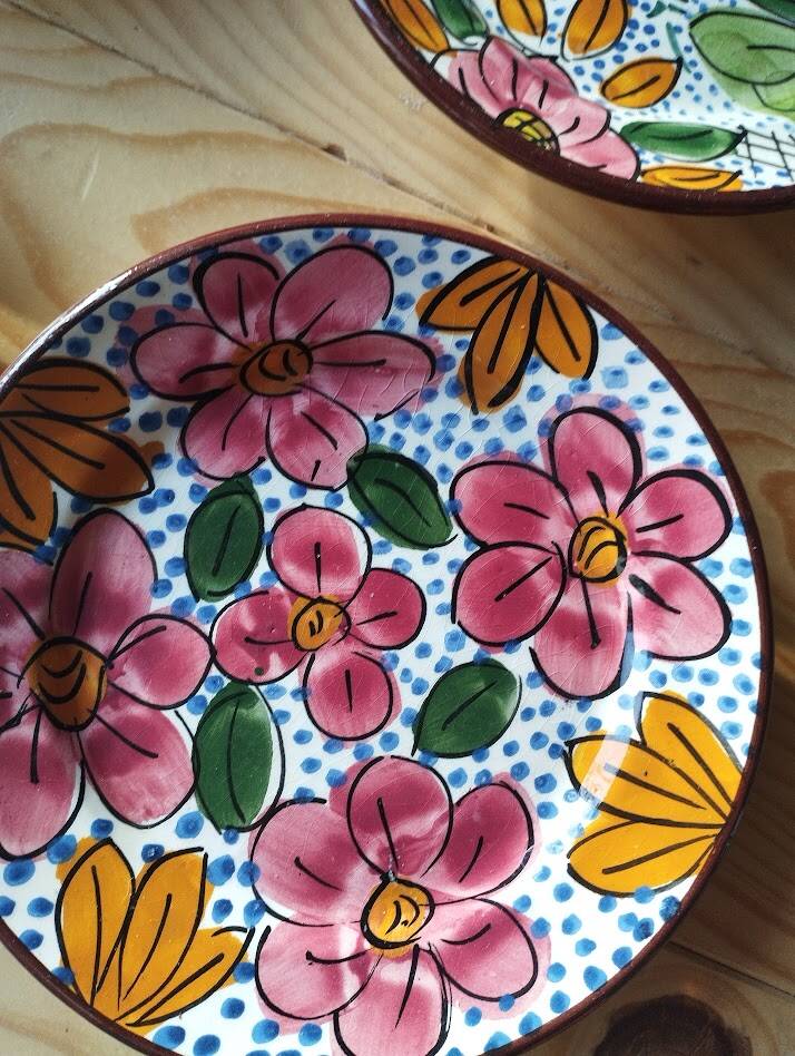 Dessert plates vallauris