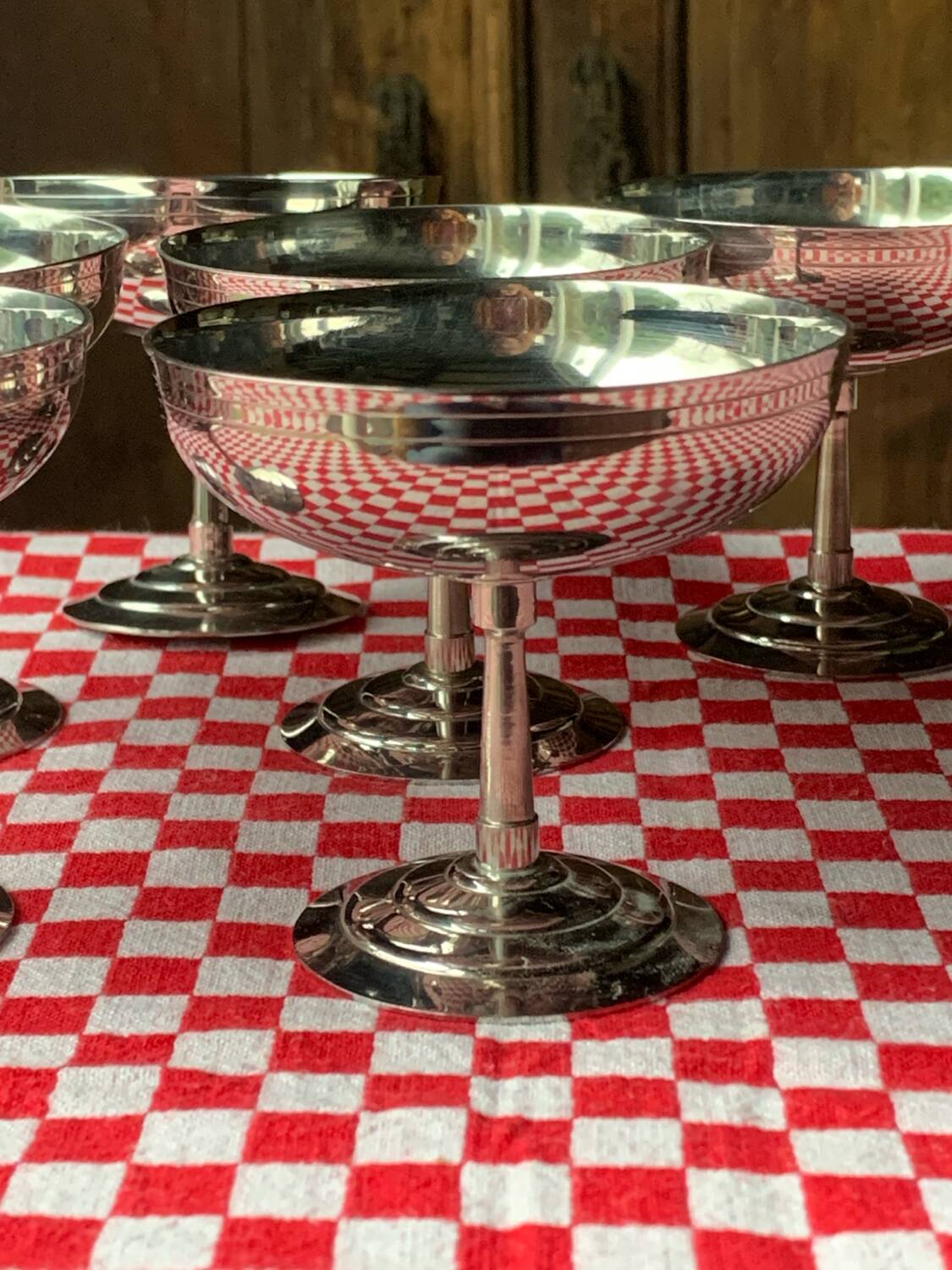 6 coupes à glace inox Letang Rémy