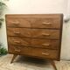 Commode vintage pieds compas
