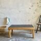 Vintage Maison Regain coffee table in solid elm – 1970s – Top