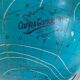 Vintage globe 1976 terrestrial Taride glass marble world map - 30 cm