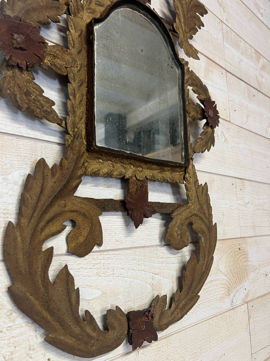 18th century Italian metal mirror