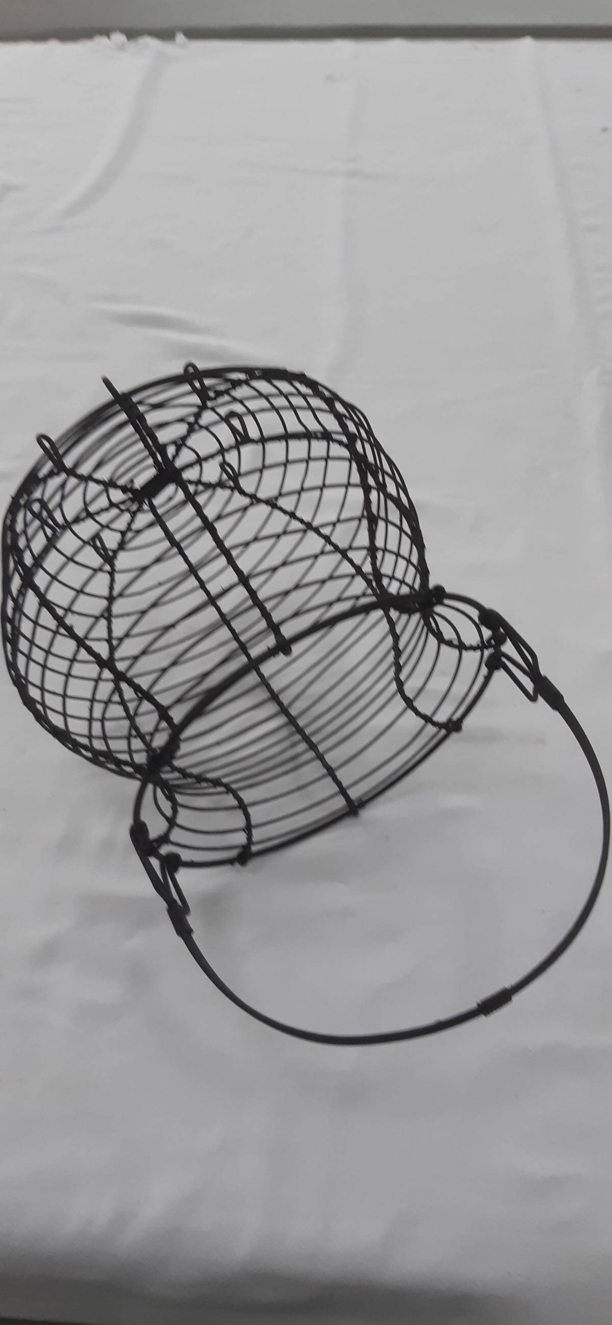 Old metal egg basket